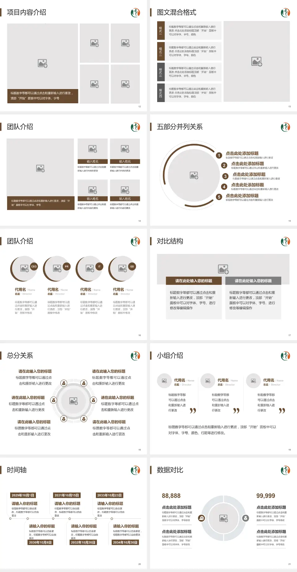 江苏省第二中医院医疗知识普及PPT模板4:3格式幻灯片预览图3