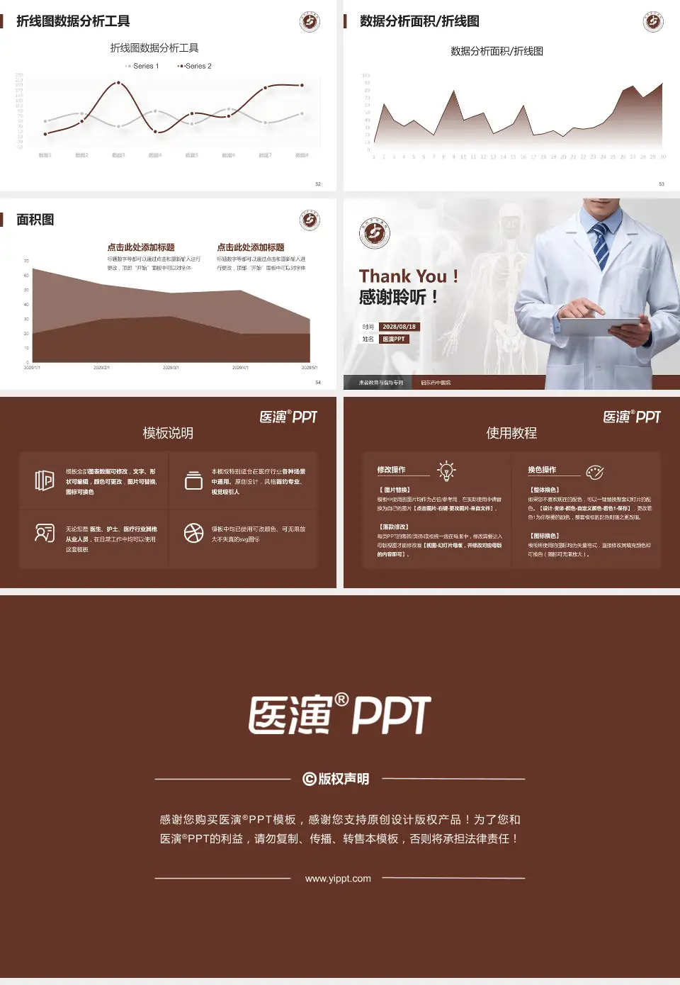 启东市中医院患者教育与指导PPT模板16:9格式幻灯片预览图7