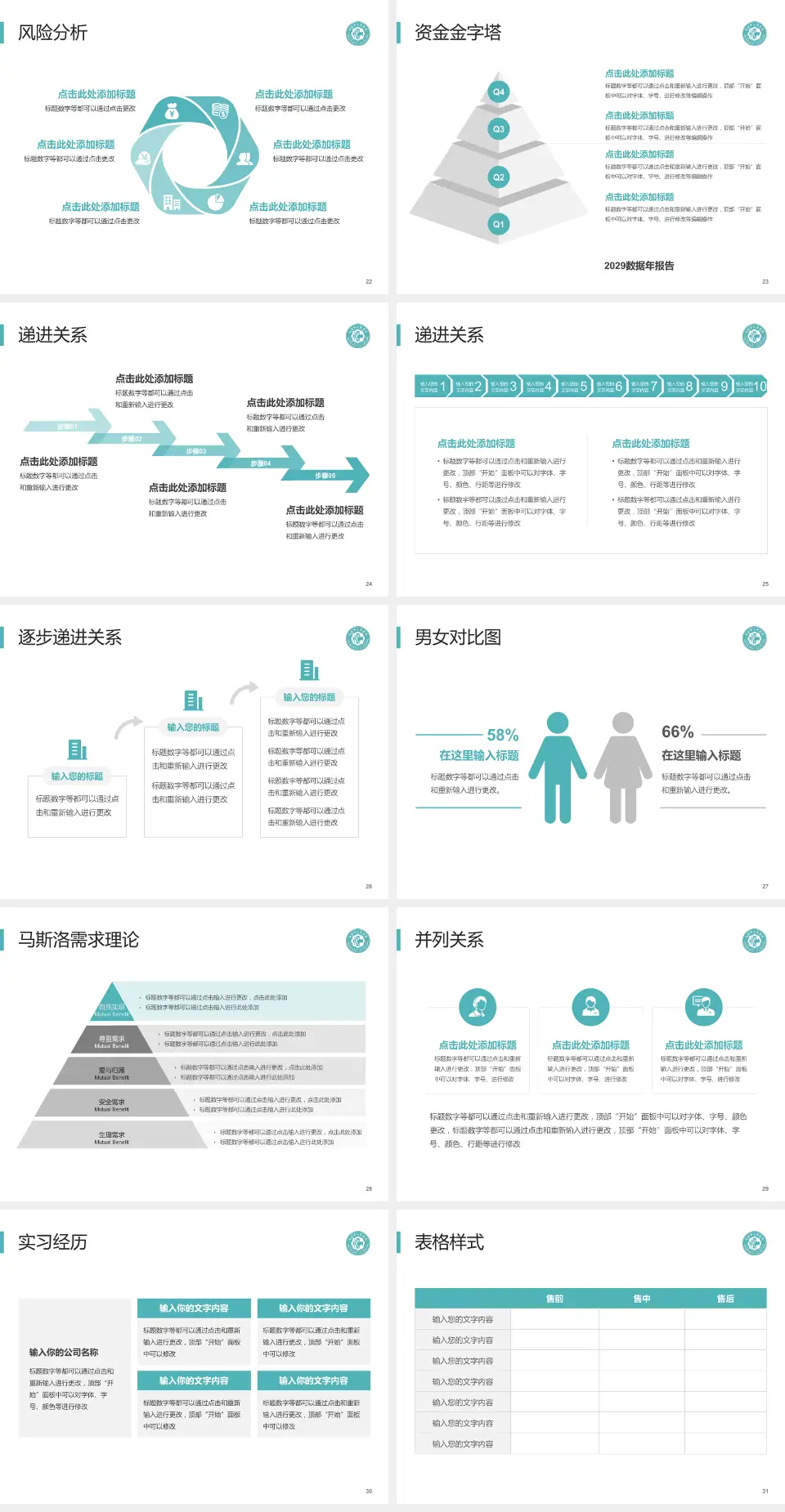 句容市人民医院项目申请与汇报PPT模板4:3格式幻灯片预览图4