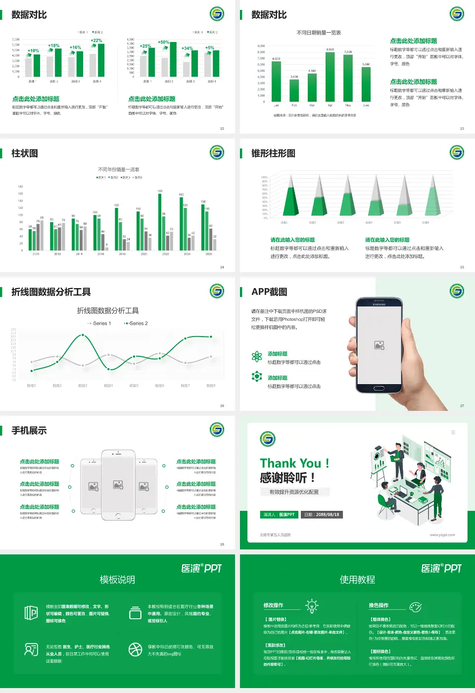 无锡市第五人民医院财务与预算报告PPT模板16:9格式幻灯片预览图4