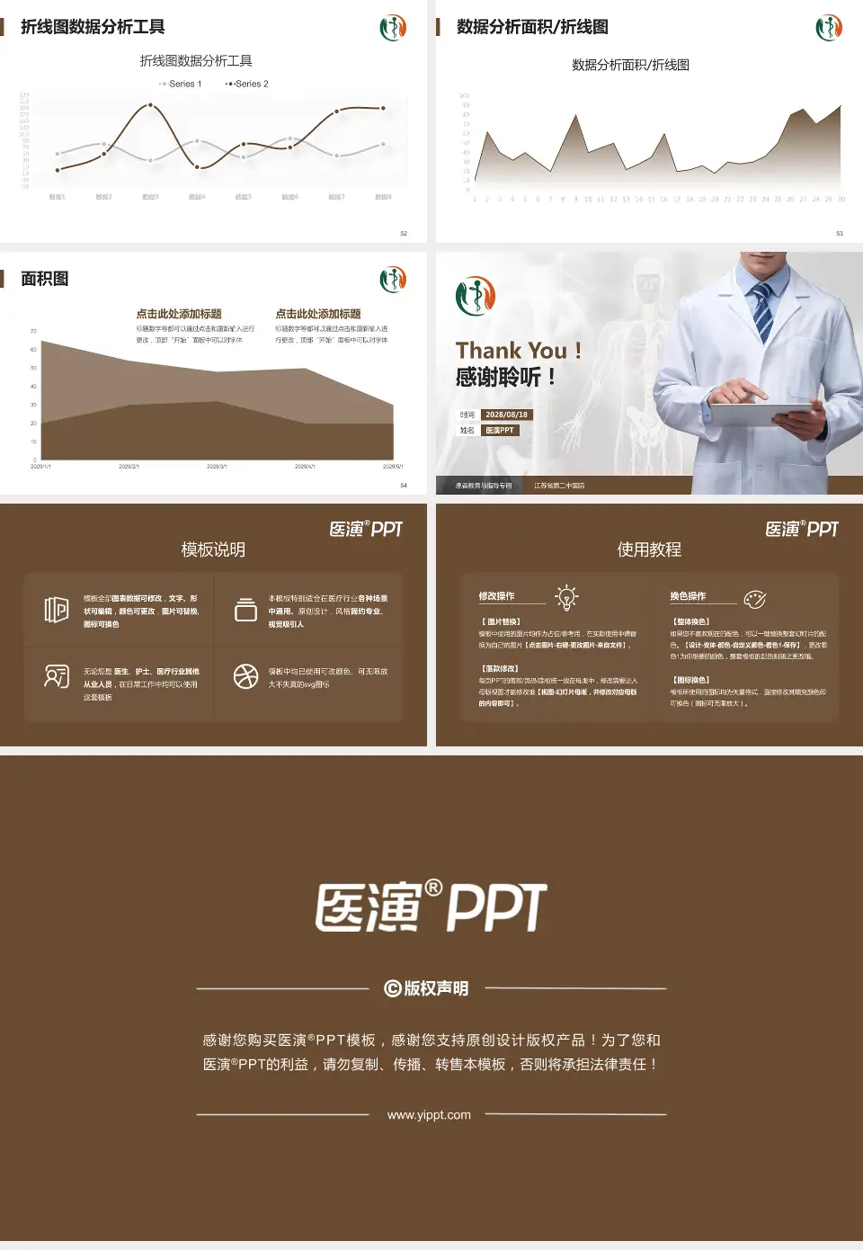 江苏省第二中医院患者教育与指导PPT模板16:9格式幻灯片预览图7