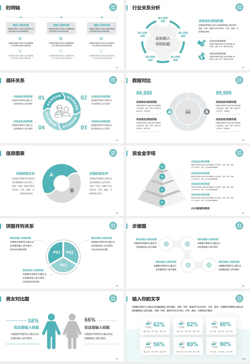 句容市人民医院医院管理报告PPT模板16:9格式幻灯片预览图4