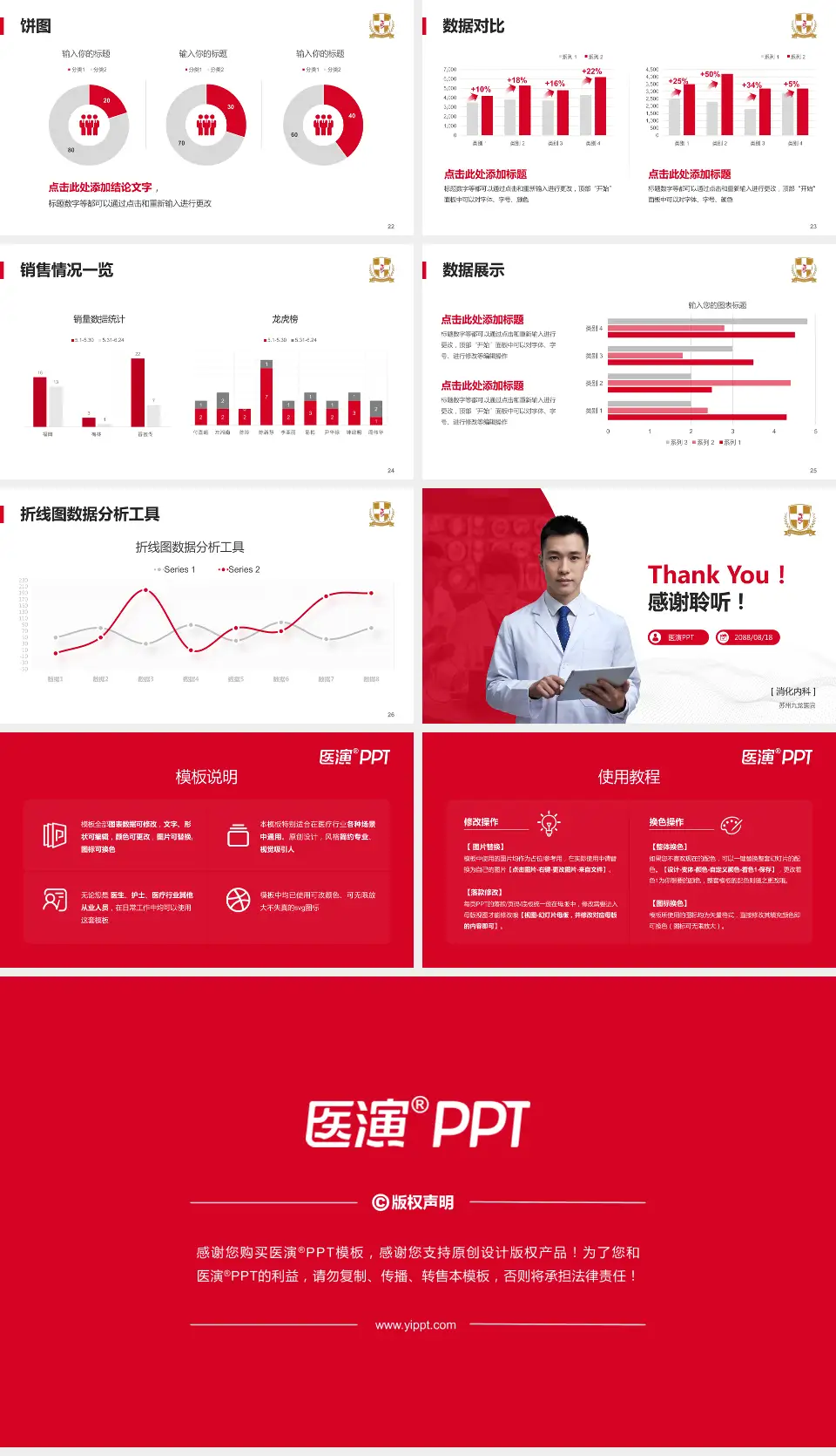 苏州九龙医院病例分享与讨论PPT模板16:9格式幻灯片预览图4