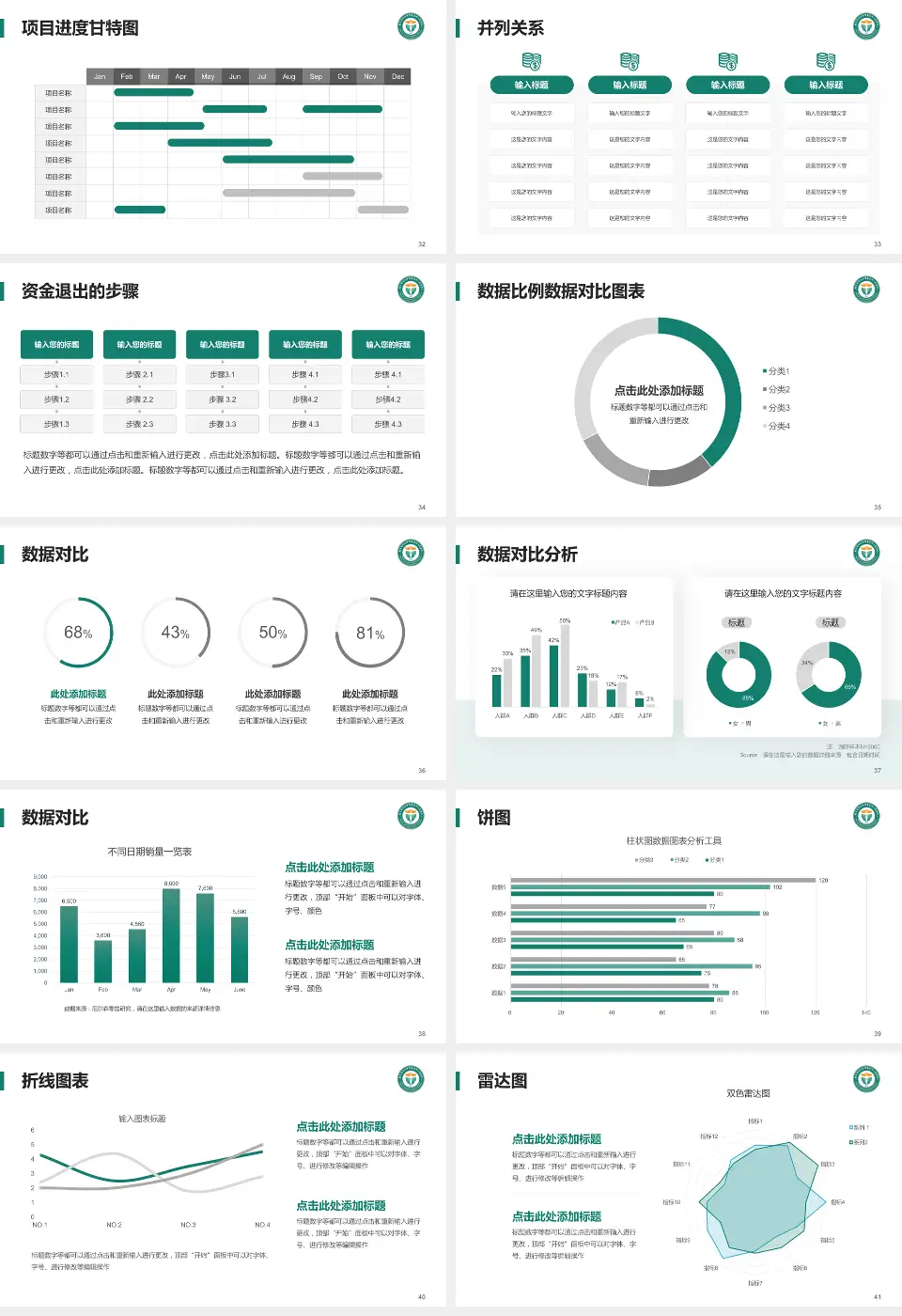 泰州市人民医院项目申请与汇报PPT模板16:9格式幻灯片预览图5