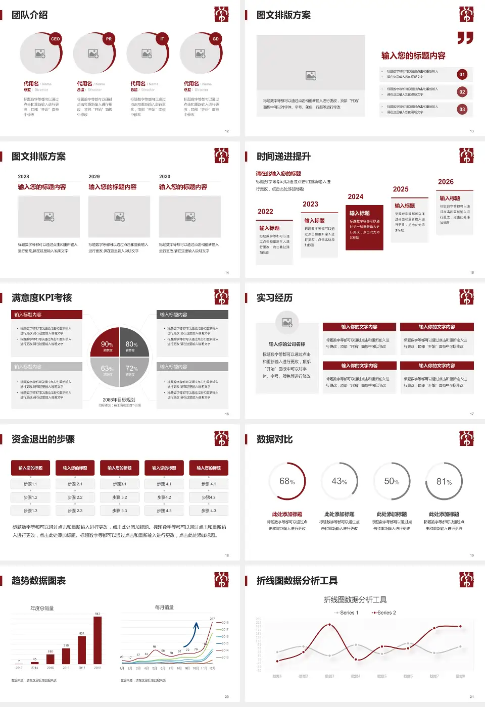 常州市中医医院培训与教育PPT模板16:9格式幻灯片预览图3