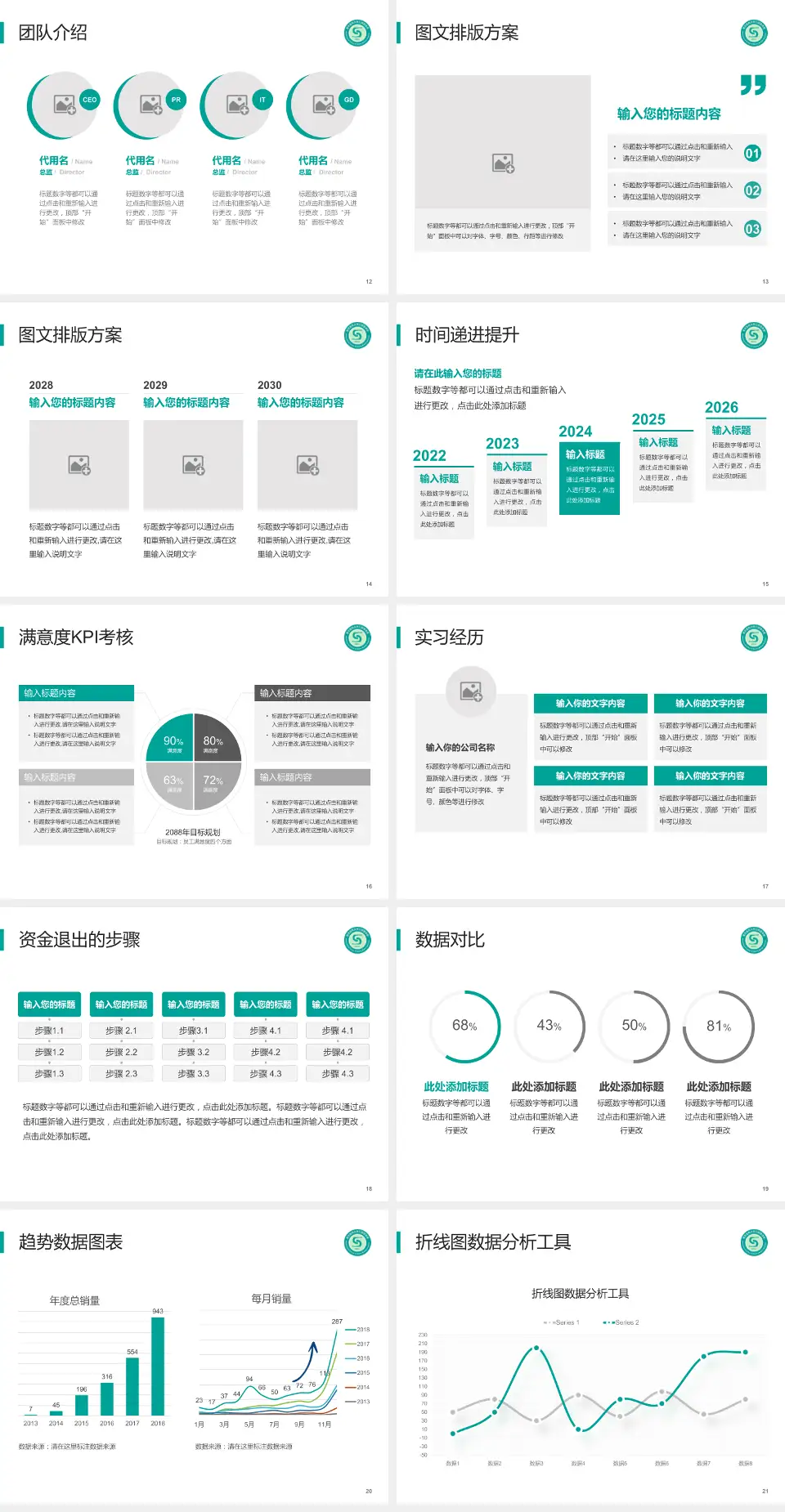 江苏省口腔医院培训与教育PPT模板4:3格式幻灯片预览图3