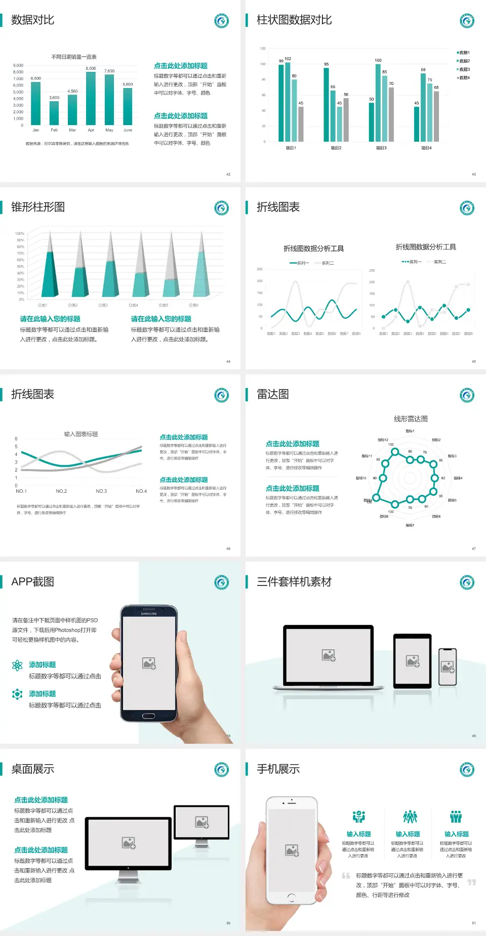 如皋市人民医院医院管理报告PPT模板4:3格式幻灯片预览图6