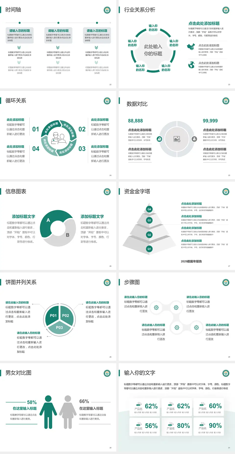 泰州市人民医院医院管理报告PPT模板4:3格式幻灯片预览图4