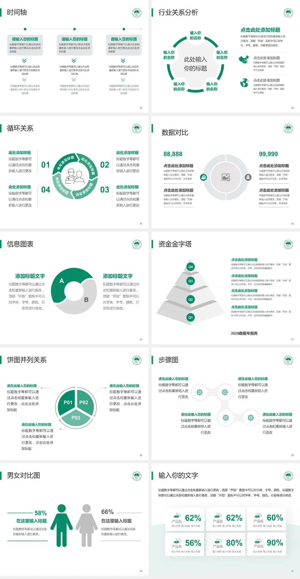 常熟市第二人民医院海虞南路院区医院管理报告PPT模板4:3格式幻灯片预览图4