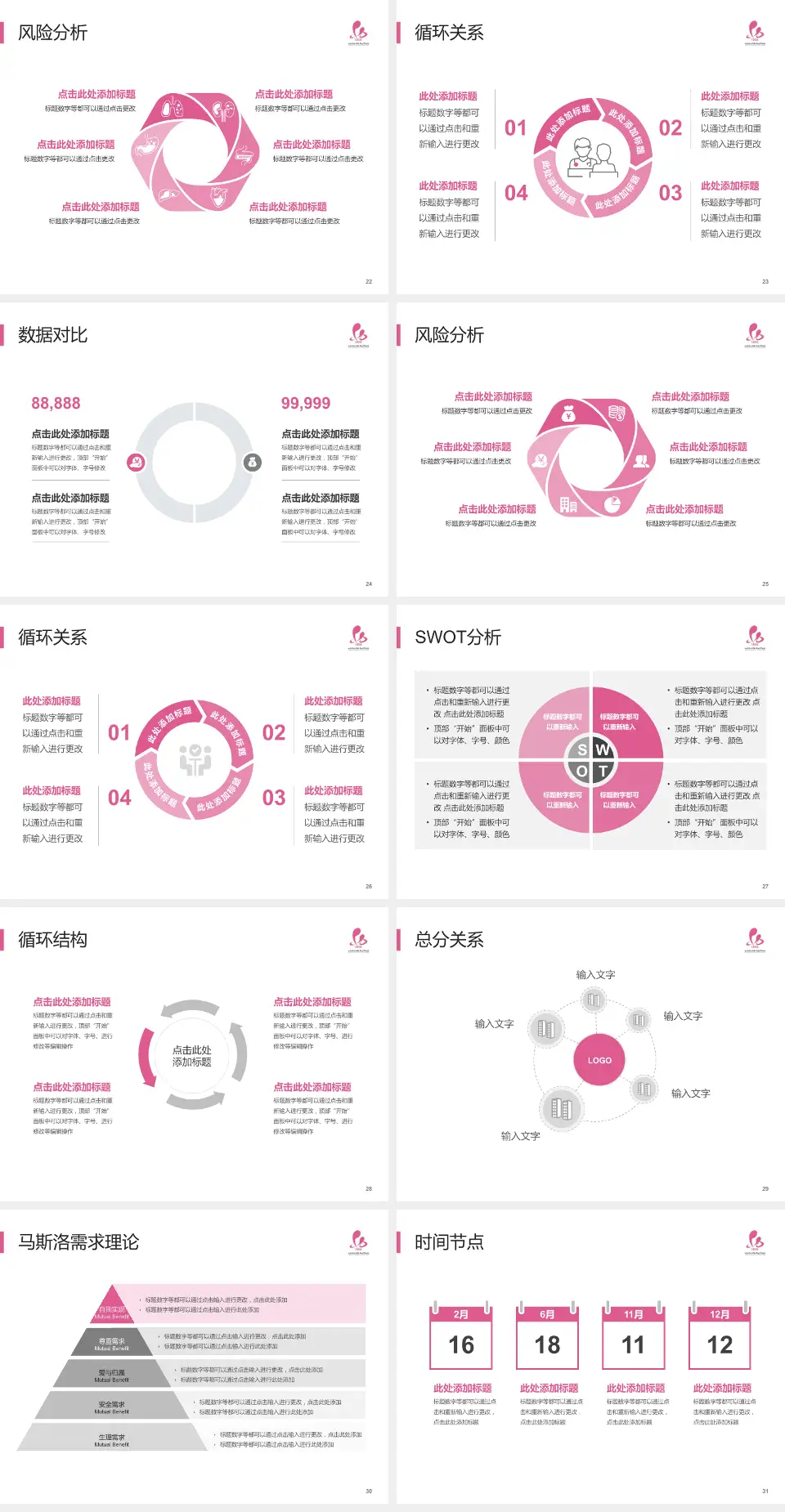 淮安市妇幼保健院科研成果展示PPT模板4:3格式幻灯片预览图4