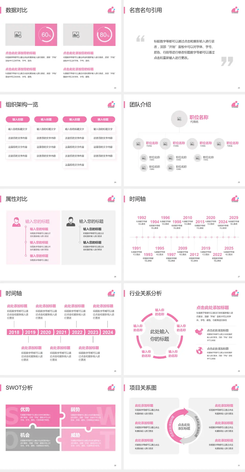 徐州市妇幼保健院医院简介/日常通用PPT模板4:3格式幻灯片预览图4