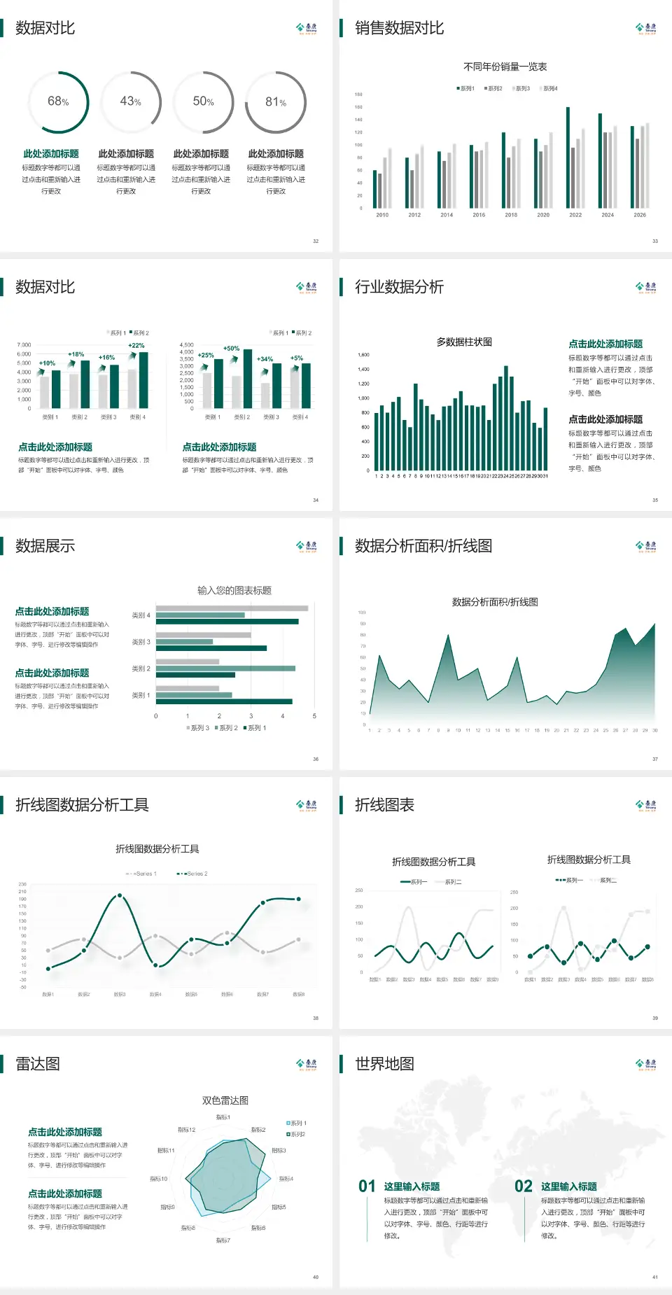 泰康仙林鼓楼医院会议与研讨会PPT模板4:3格式幻灯片预览图5