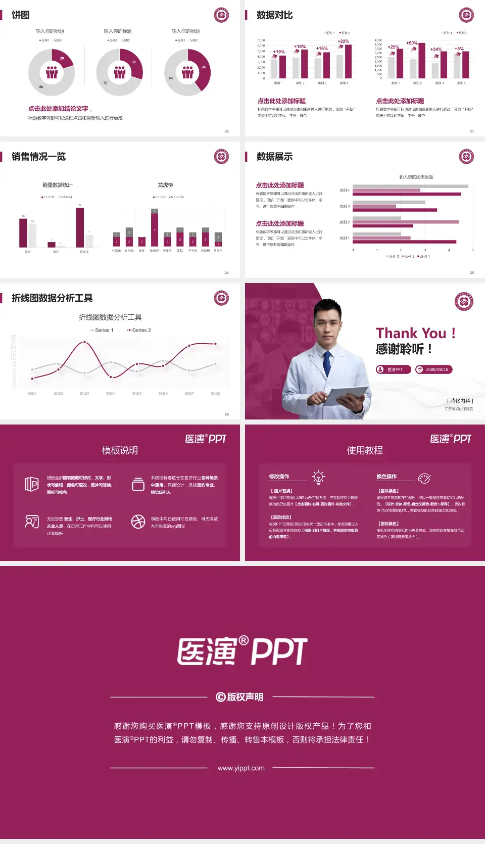 江苏省妇幼保健院病例分享与讨论PPT模板16:9格式幻灯片预览图4