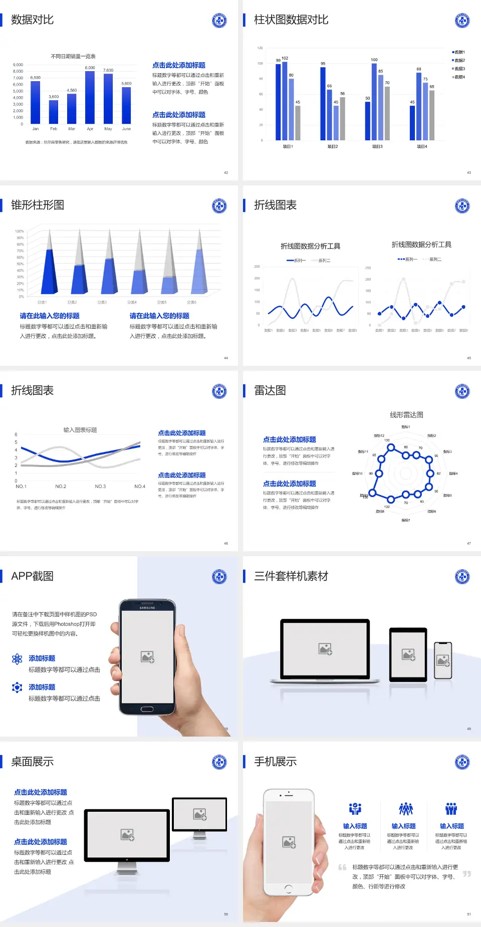 盐城市口腔医院医院管理报告PPT模板4:3格式幻灯片预览图6