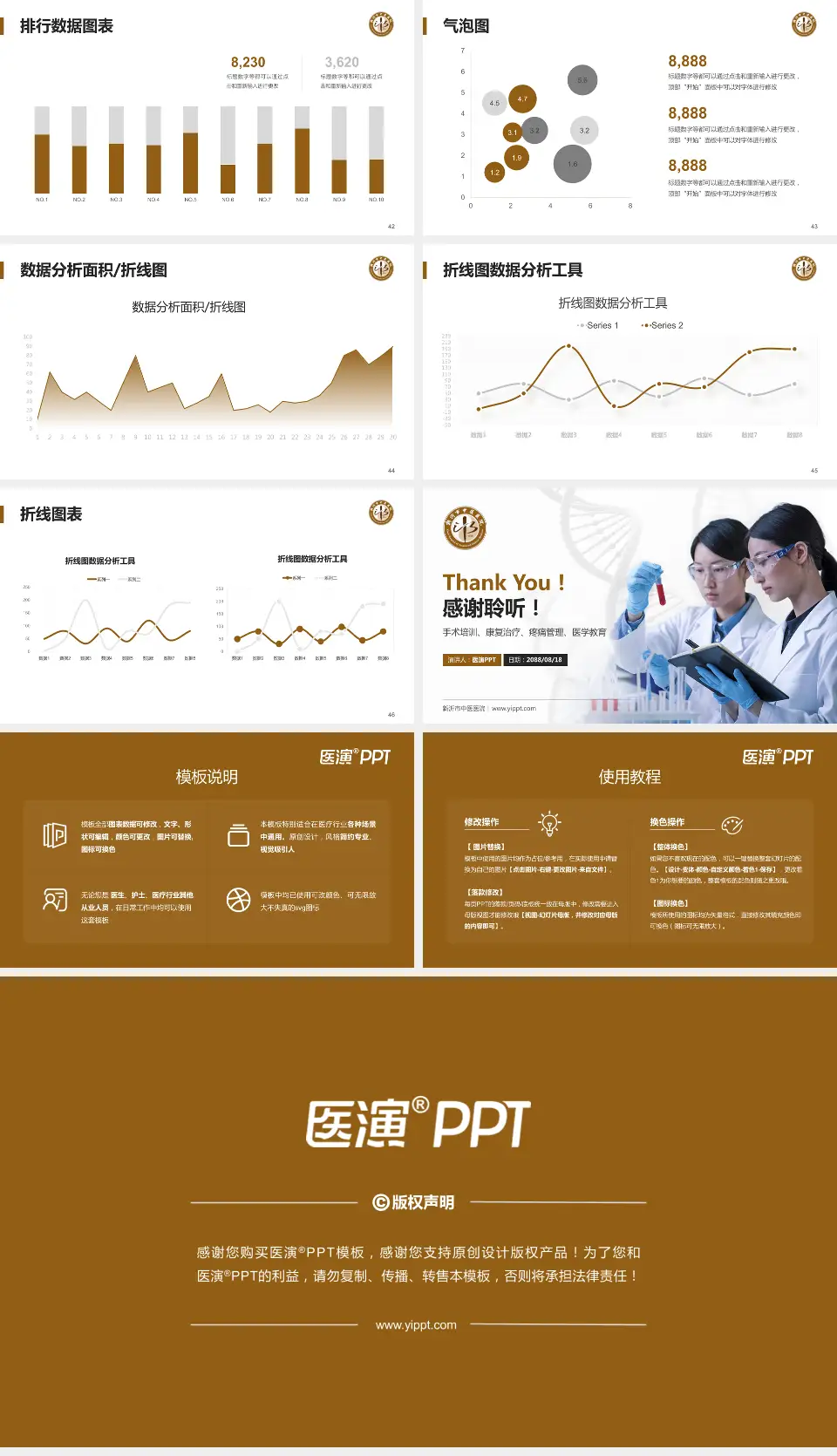 新沂市中医医院科研成果展示PPT模板16:9格式幻灯片预览图6