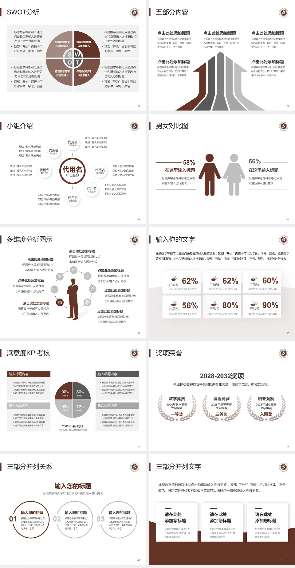 启东市中医院医疗行业比赛专用PPT模板4:3格式幻灯片预览图5