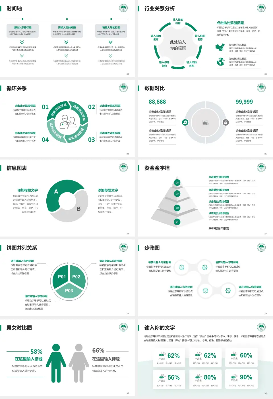 常熟市第二人民医院台山路院区医院管理报告PPT模板16:9格式幻灯片预览图4