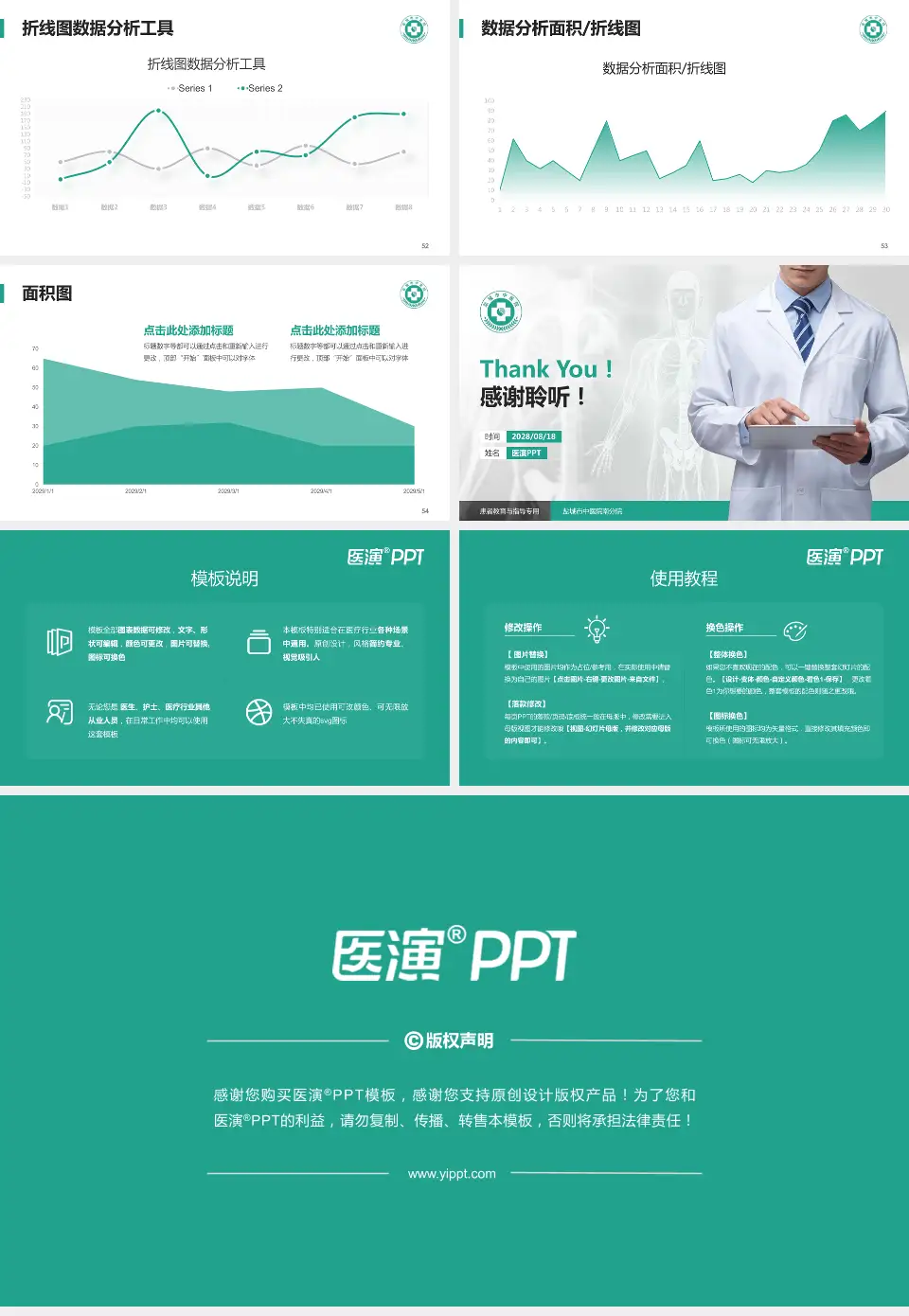 盐城市中医院南分院患者教育与指导PPT模板16:9格式幻灯片预览图7