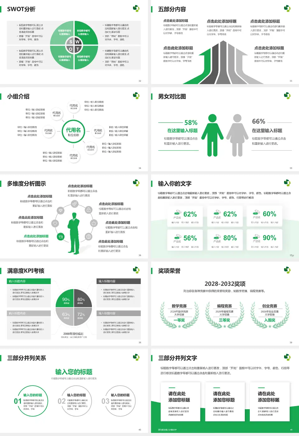 太仓市第一人民医院医疗行业比赛专用PPT模板16:9格式幻灯片预览图5