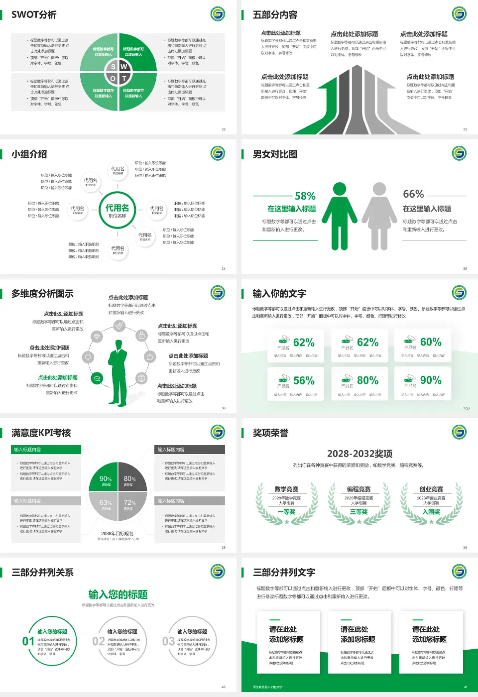 无锡市第五人民医院医疗行业比赛专用PPT模板16:9格式幻灯片预览图5