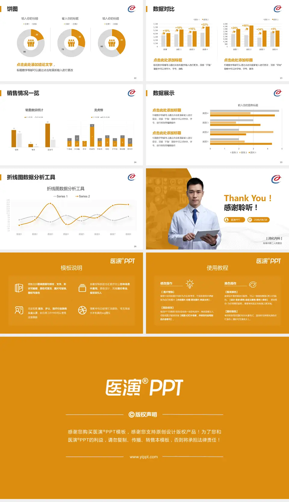 常州市第二人民医院病例分享与讨论PPT模板16:9格式幻灯片预览图4