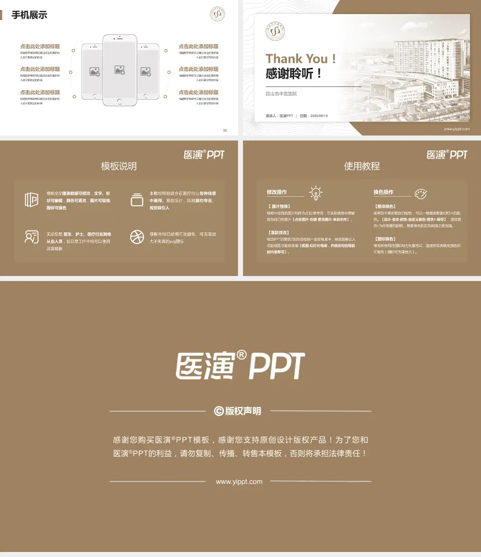 昆山市中医医院医院管理报告PPT模板16:9格式幻灯片预览图7