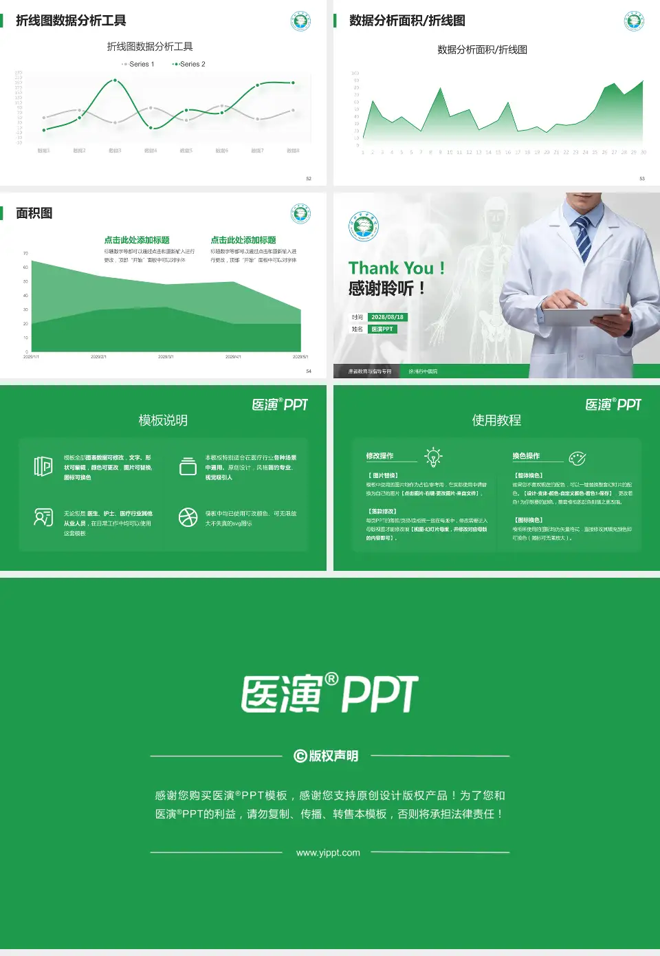 徐州市中医院患者教育与指导PPT模板16:9格式幻灯片预览图7