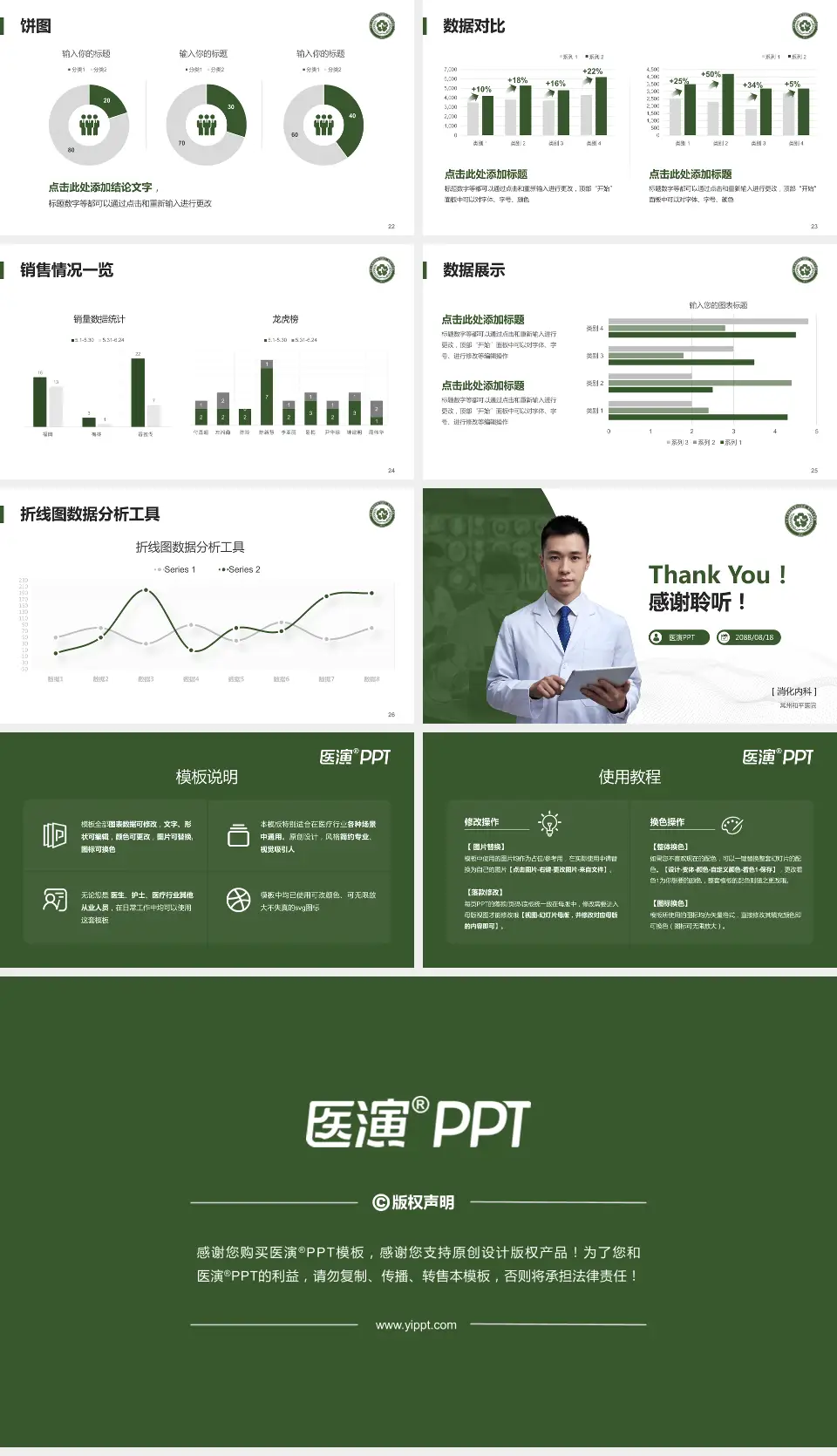 常州和平医院病例分享与讨论PPT模板16:9格式幻灯片预览图4