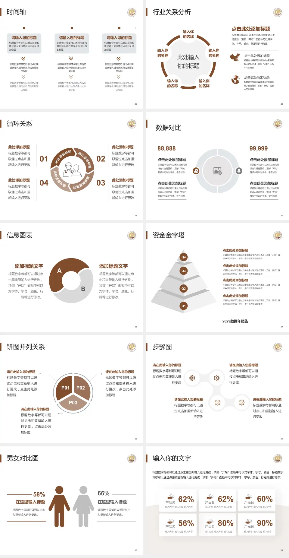 如东县中医院医院管理报告PPT模板4:3格式幻灯片预览图4