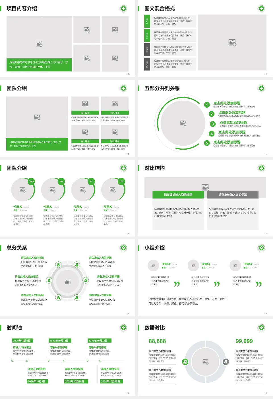徐州市儿童医院医疗知识普及PPT模板16:9格式幻灯片预览图3