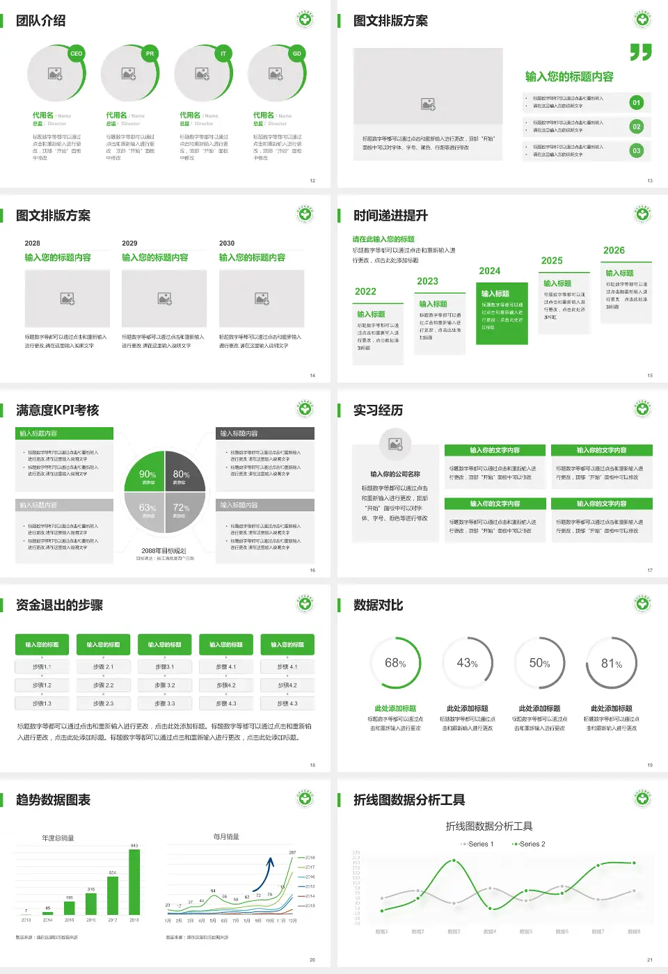 徐州市儿童医院培训与教育PPT模板16:9格式幻灯片预览图3