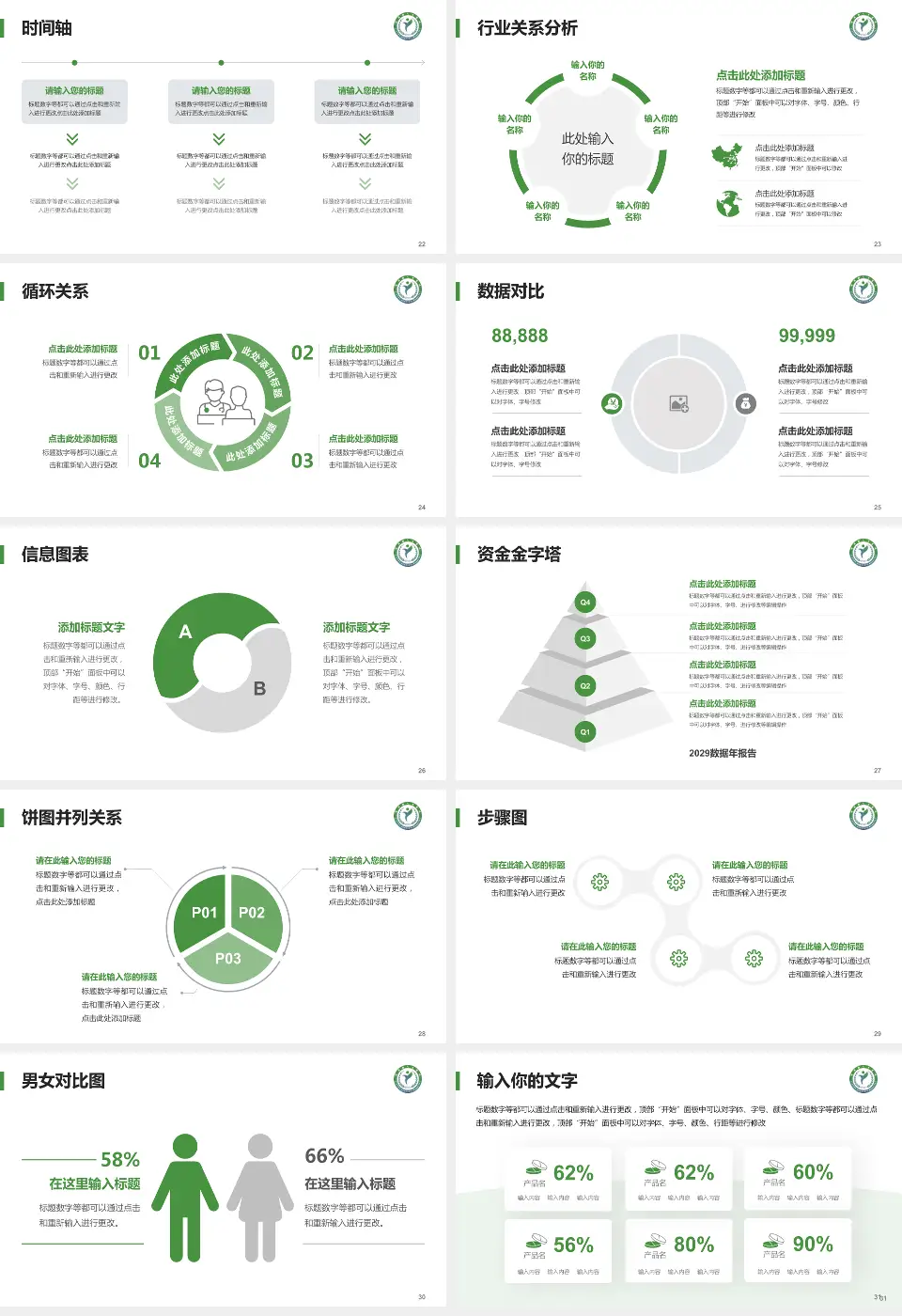 建湖县人民医院医院管理报告PPT模板16:9格式幻灯片预览图4