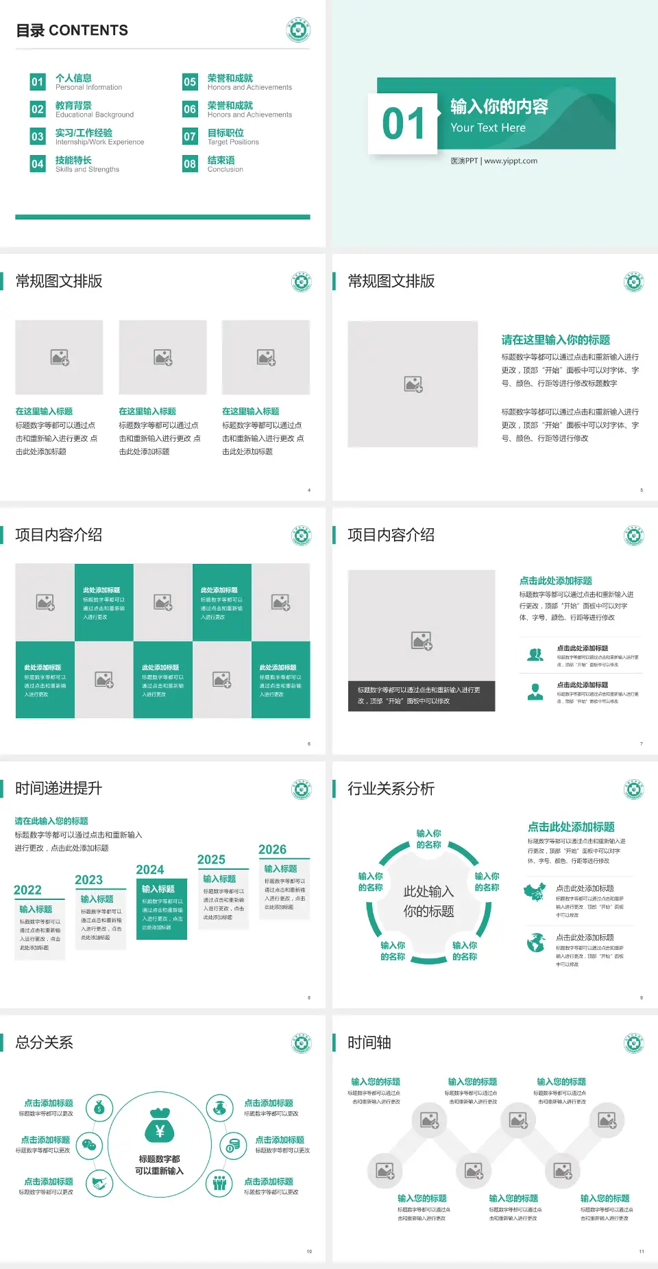 盐城市中医院南分院财务与预算报告PPT模板4:3格式幻灯片预览图2