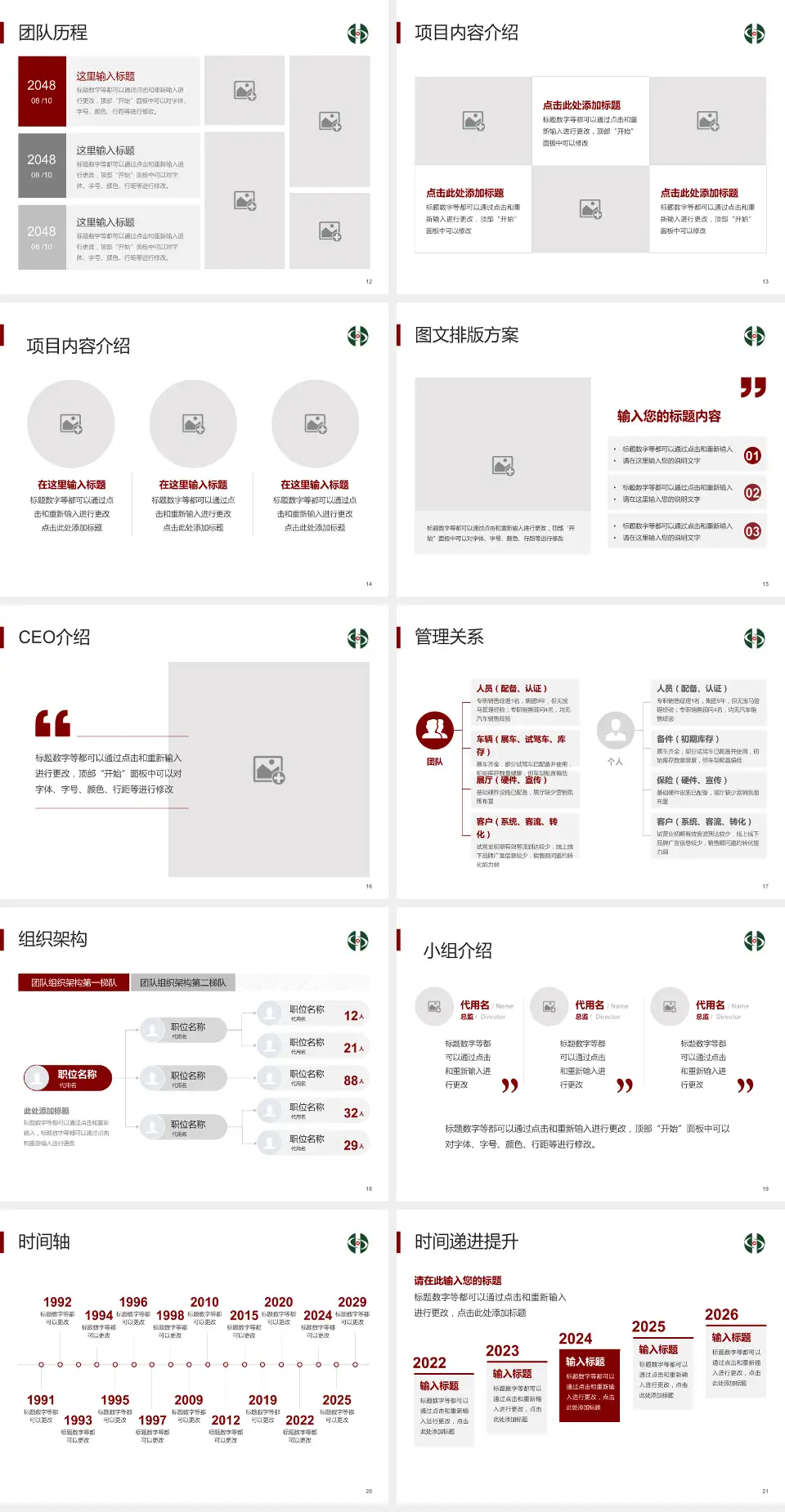如皋市中医院医院管理报告PPT模板4:3格式幻灯片预览图3