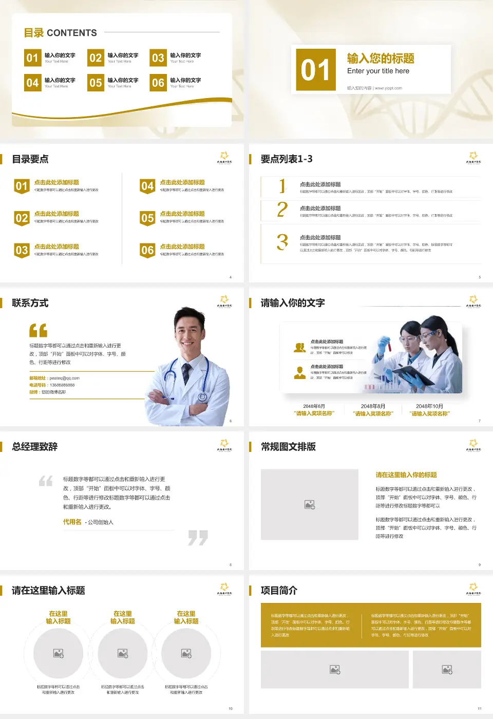 沭阳县中医院项目申请与汇报PPT模板16:9格式幻灯片预览图2