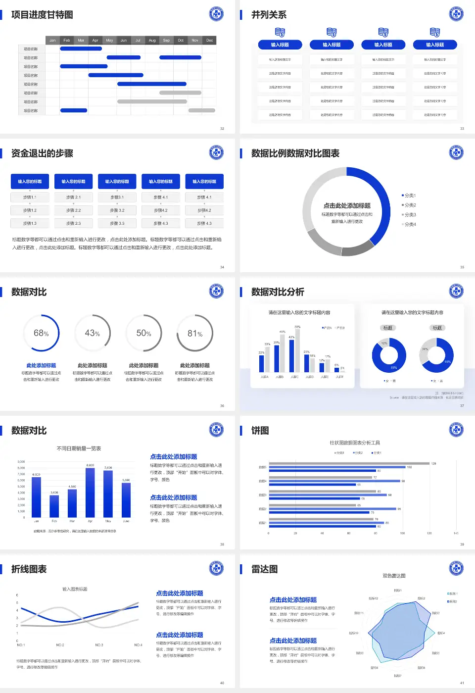 盐城市口腔医院项目申请与汇报PPT模板16:9格式幻灯片预览图5