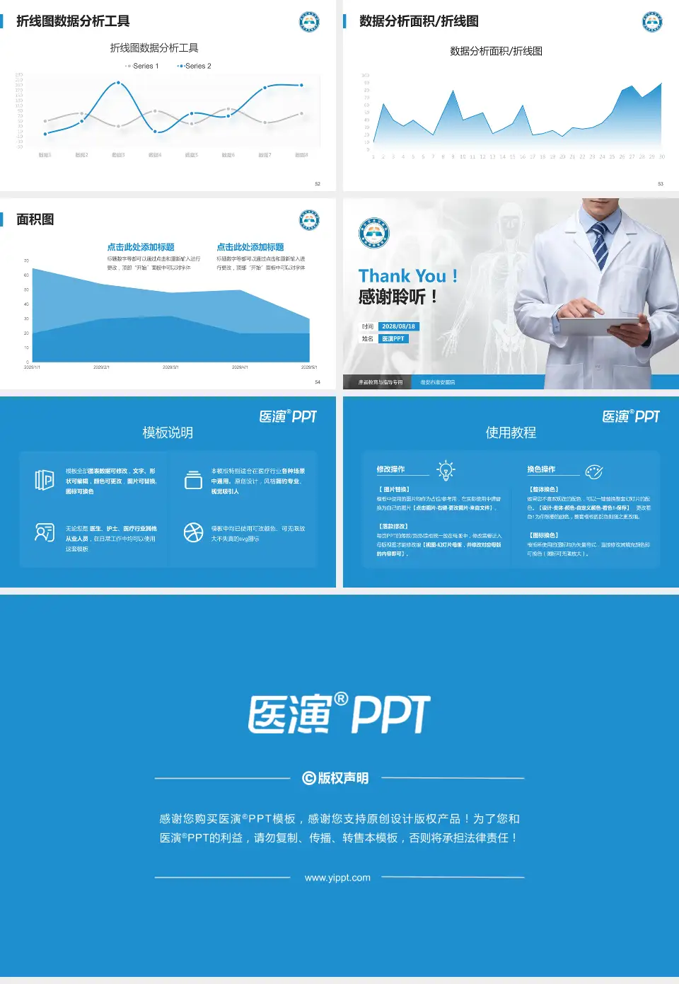 淮安市淮安医院患者教育与指导PPT模板16:9格式幻灯片预览图7