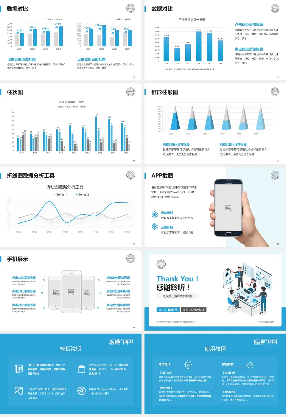 苏州大学附属第四医院(苏州市独墅湖医院)财务与预算报告PPT模板16:9格式幻灯片预览图4