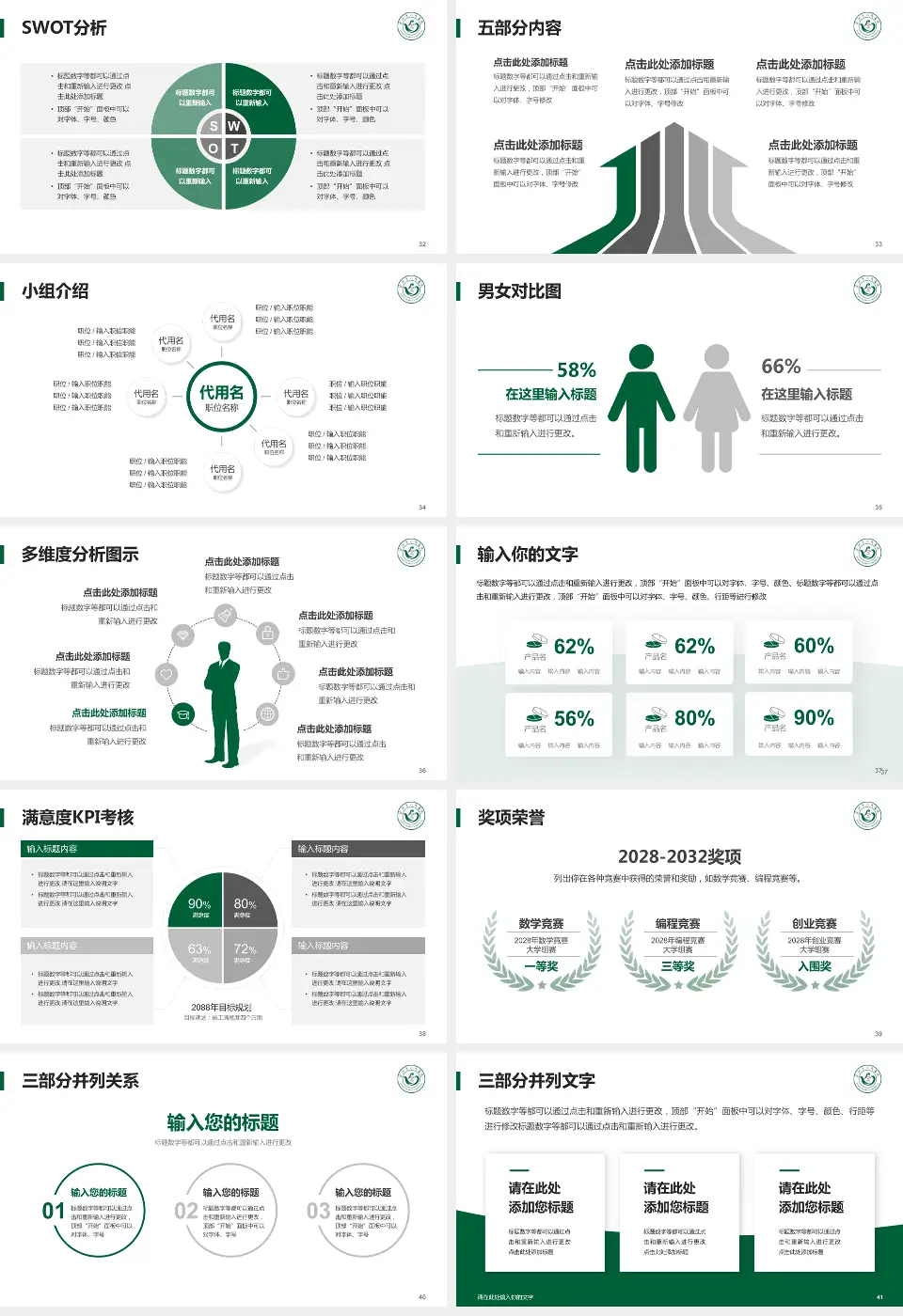 宜兴市人民医院医疗行业比赛专用PPT模板16:9格式幻灯片预览图5