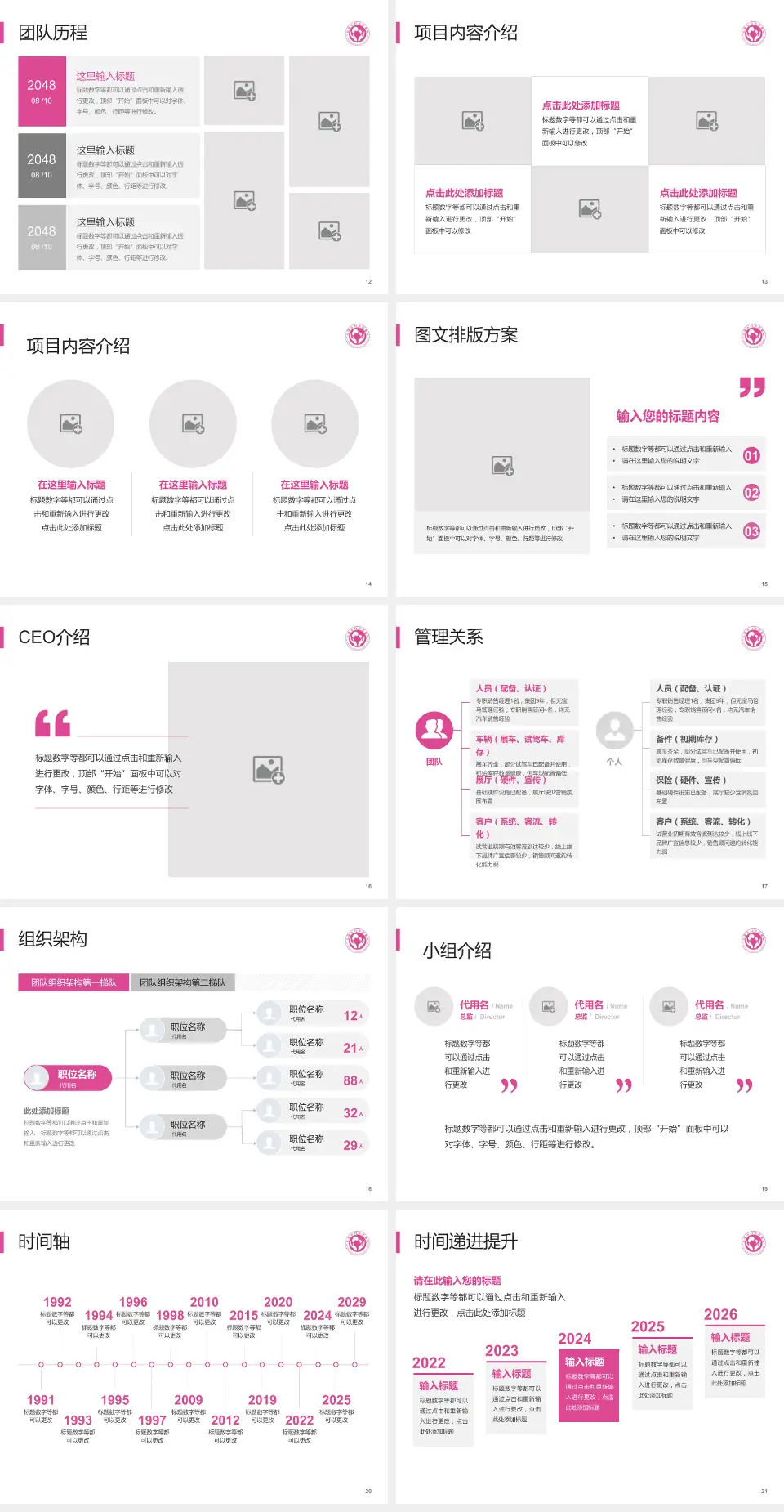 无锡市妇幼保健院医院管理报告PPT模板4:3格式幻灯片预览图3