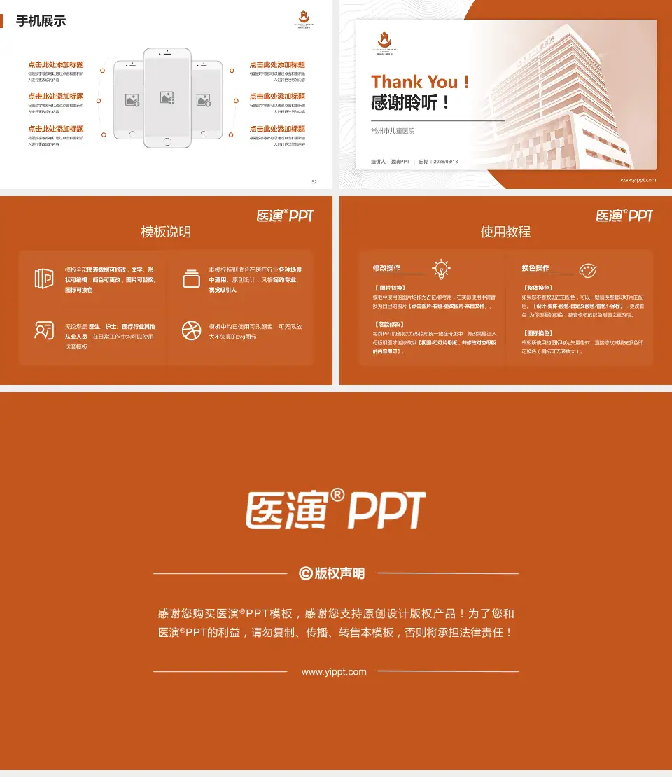 常州市儿童医院医院管理报告PPT模板16:9格式幻灯片预览图7