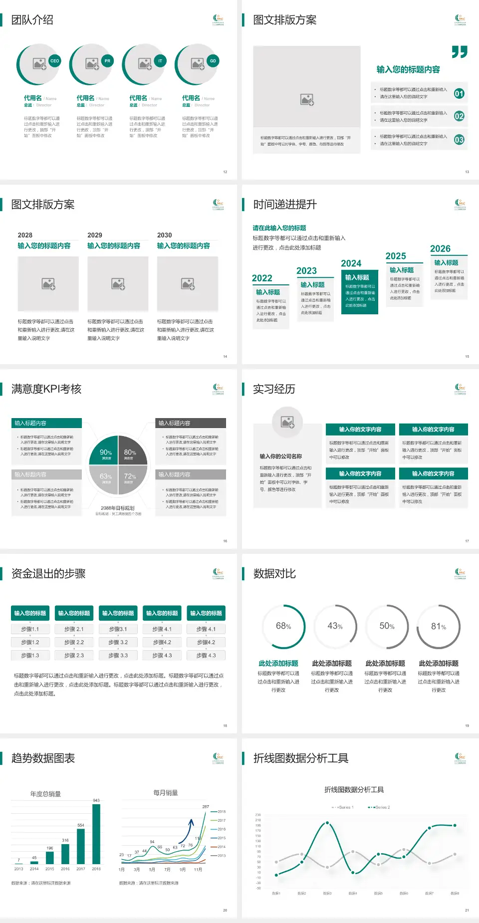 无锡市精神卫生中心培训与教育PPT模板4:3格式幻灯片预览图3