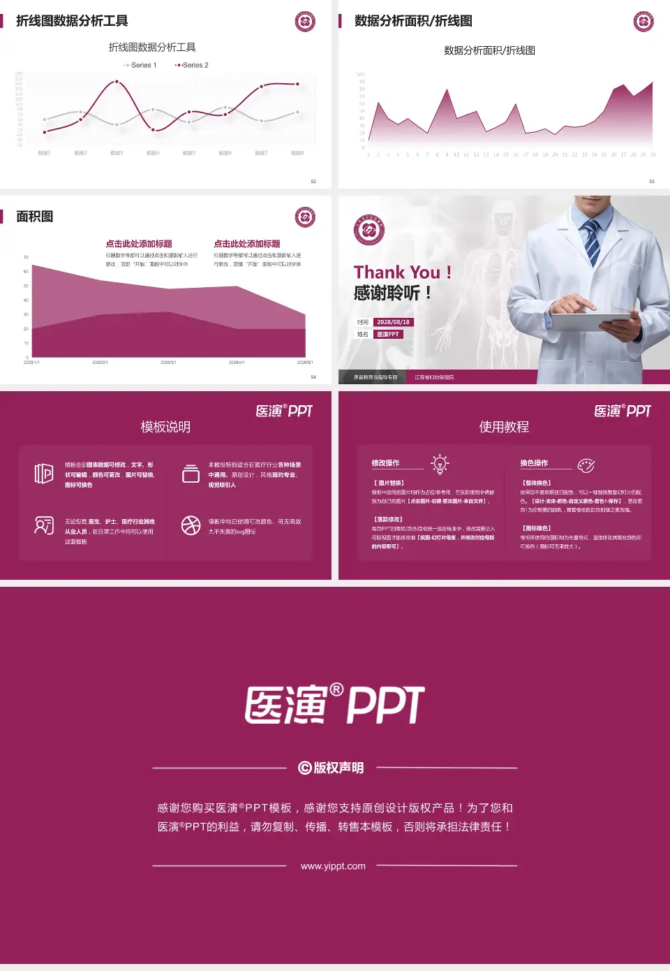 江苏省妇幼保健院患者教育与指导PPT模板16:9格式幻灯片预览图7