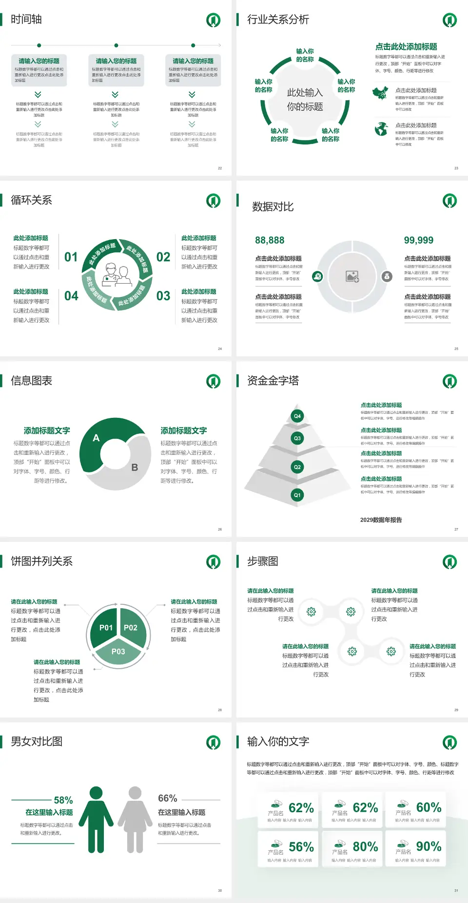 南京市第一医院河西院区医院管理报告PPT模板4:3格式幻灯片预览图4