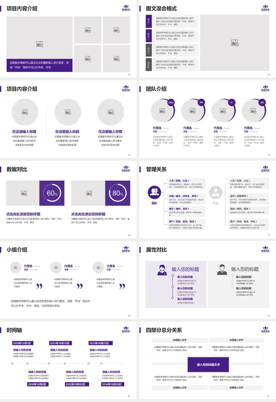 南京明基医院科室介绍与推广PPT模板16:9格式幻灯片预览图3