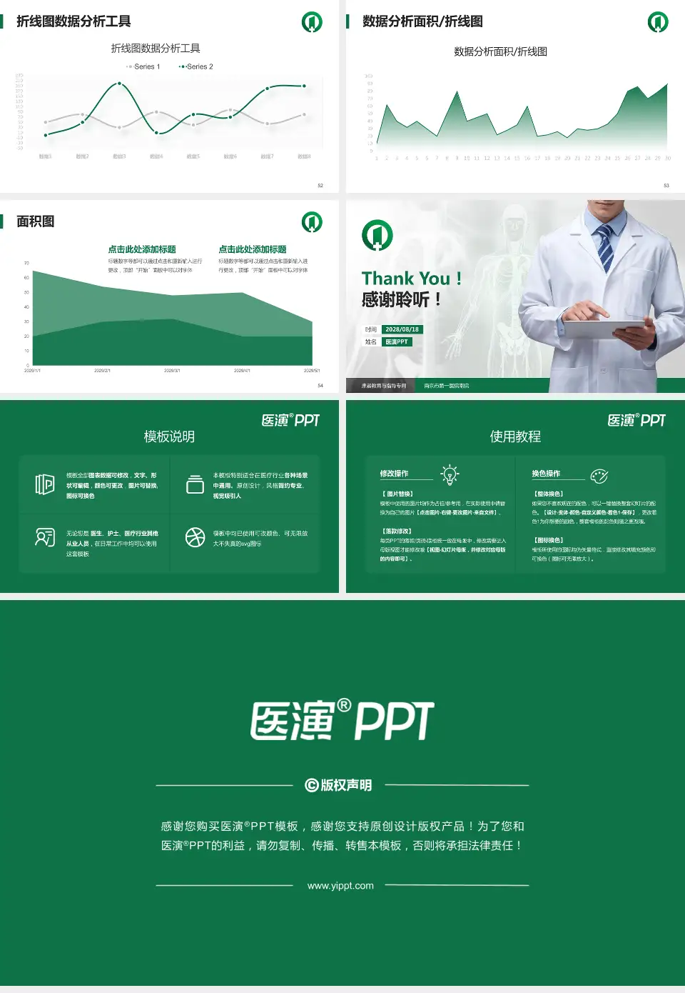 南京市第一医院南院患者教育与指导PPT模板16:9格式幻灯片预览图7