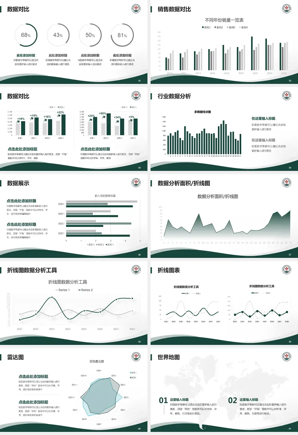 联勤保障部队第九六四医院会议与研讨会PPT模板16:9格式幻灯片预览图5