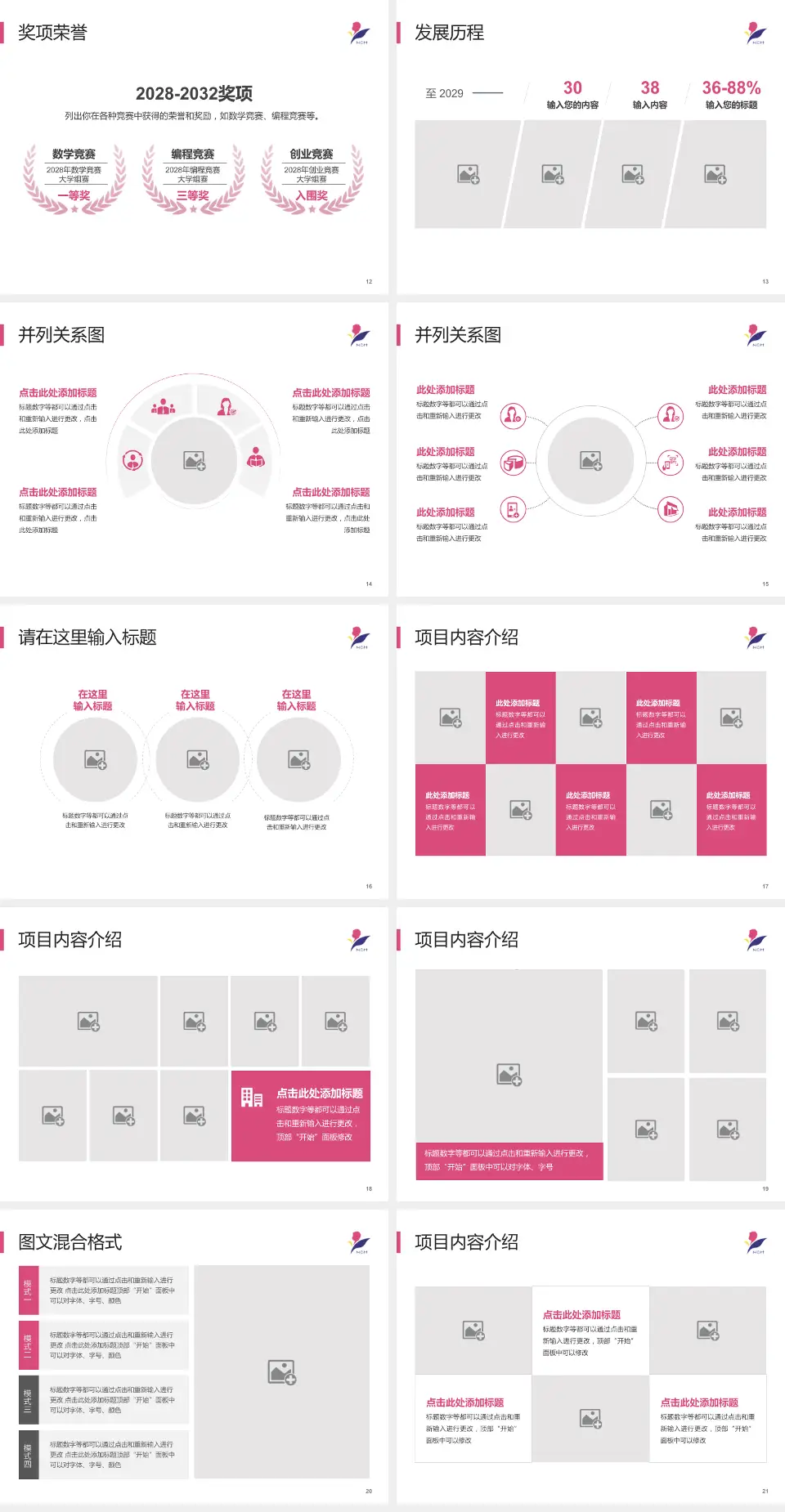 南京市儿童医院护理专业职业生涯规划PPT模板4:3格式幻灯片预览图3