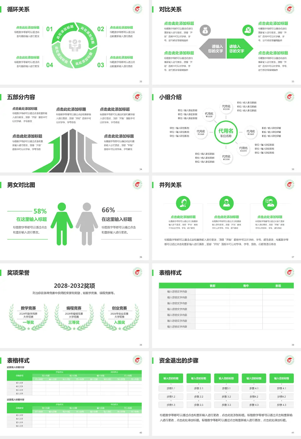 公主岭市中心医院医院简介/日常通用PPT模板16:9格式幻灯片预览图5