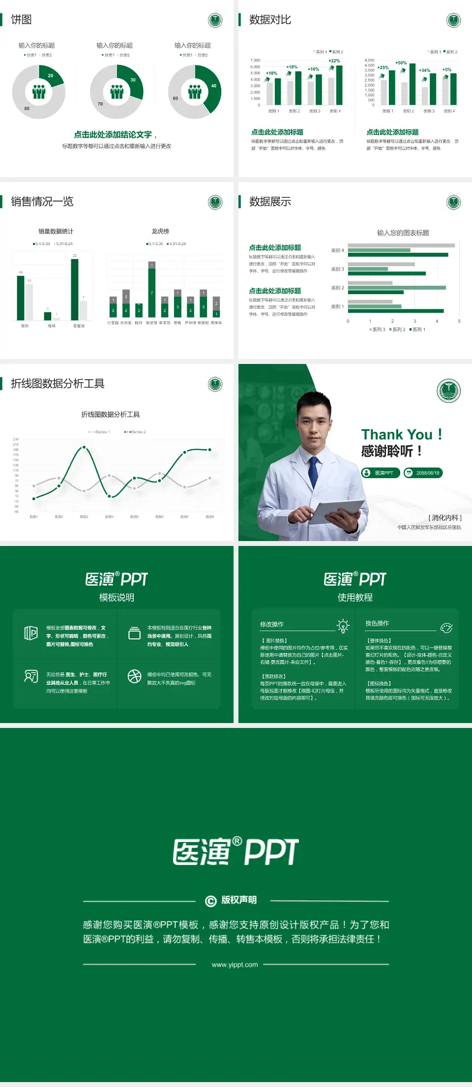 中国人民解放军东部战区总医院病例分享与讨论PPT模板4:3格式幻灯片预览图4